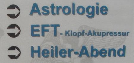 Astrologie -- EFT, Klopf-Akupressur - Heiler-Abend