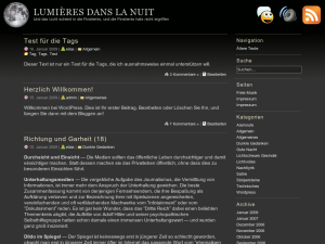 Das aktuelle Theme »Graumond«