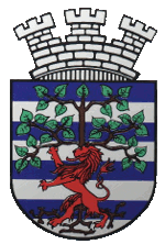 Das Stadtwappen von Linden
